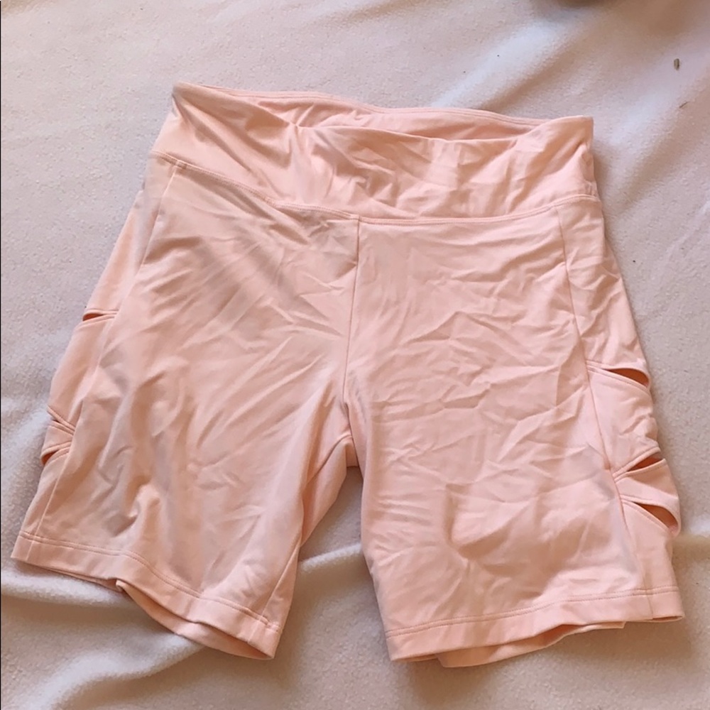 Victoria’s Secret biker shorts with cut outs